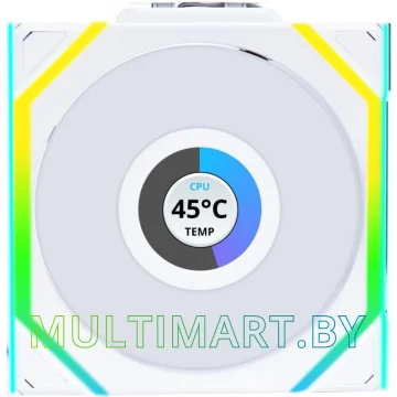 Вентилятор для корпуса Lian Li Uni Fan SL 120 Wireless LCD Reverse (G99.12RSLLCD1W1W.R0)